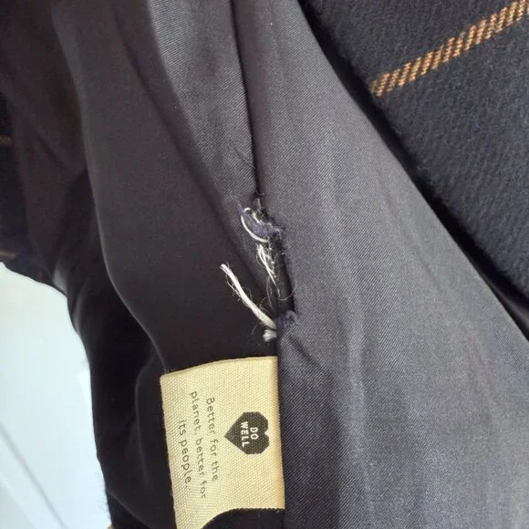 Madewell Larsen 1-Button Wool Blend Windowpane Blazer - Picture 14 of 14